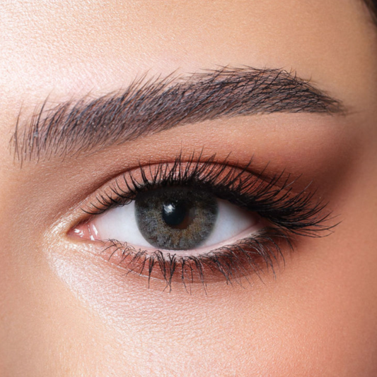 NATURAL GRAY - Xena Optic - Monthly contact lens Medical and Cosmetic Lens Bio compatible elements making the lens soft & comfortable throughout the day High Water retention that allow high oxygen permeability Ideal for eye dryness High Definition design & UV blocker USA materials FDA & CE approved - Contact Lenses BELLA