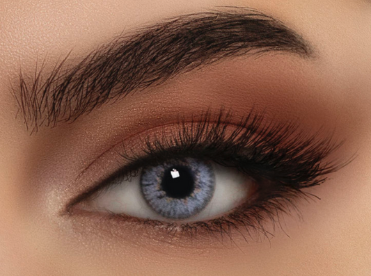 NATURAL GRAY BLUE - Xena Optic - Monthly contact lens Medical and Cosmetic Lens Bio compatible elements making the lens soft & comfortable throughout the day High Water retention that allow high oxygen permeability Ideal for eye dryness High Definition design & UV blocker USA materials FDA & CE approved - Contact Lenses BELLA