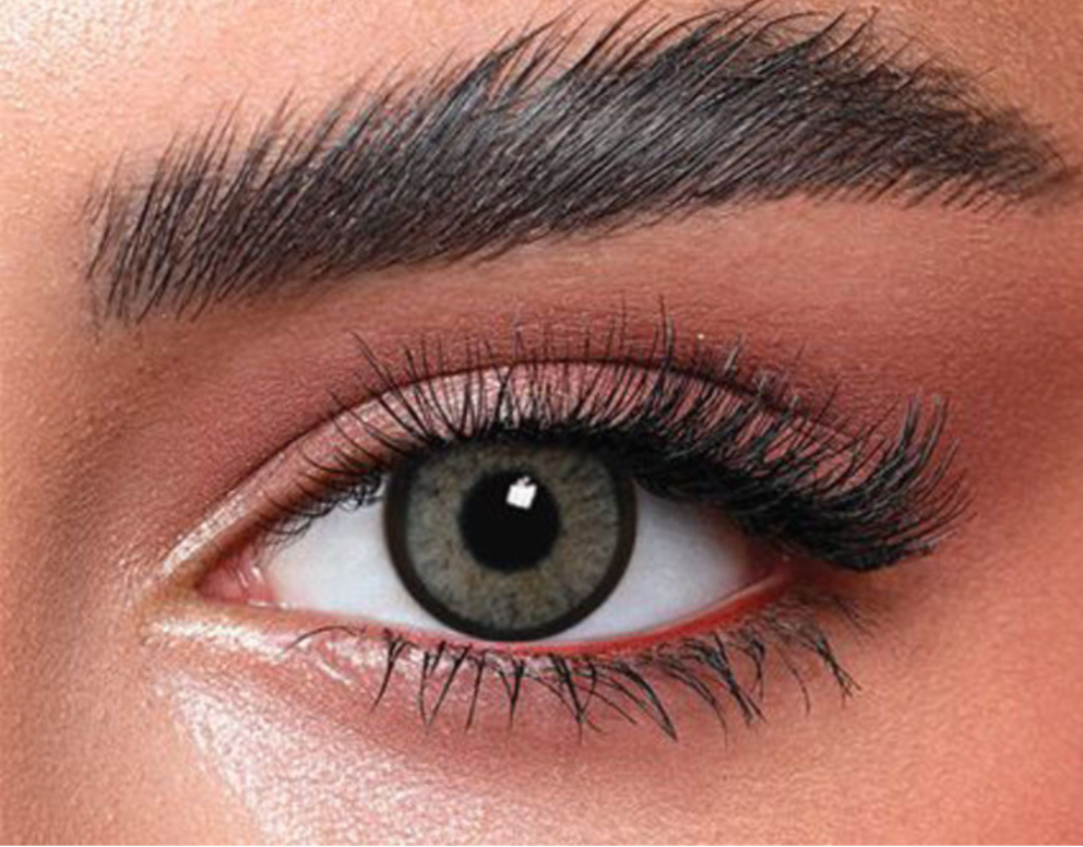 HIGHLIGHT COOL GRAY - Xena Optic - Medical and CosmeticLens Bio compatible elements making the lens soft & comfortable throughout the day High Water retention that allow high oxygen permeability Ideal for eye dryness High Definition design & UV blocker USA materials FDA & CE approved - Contact Lenses BELLA