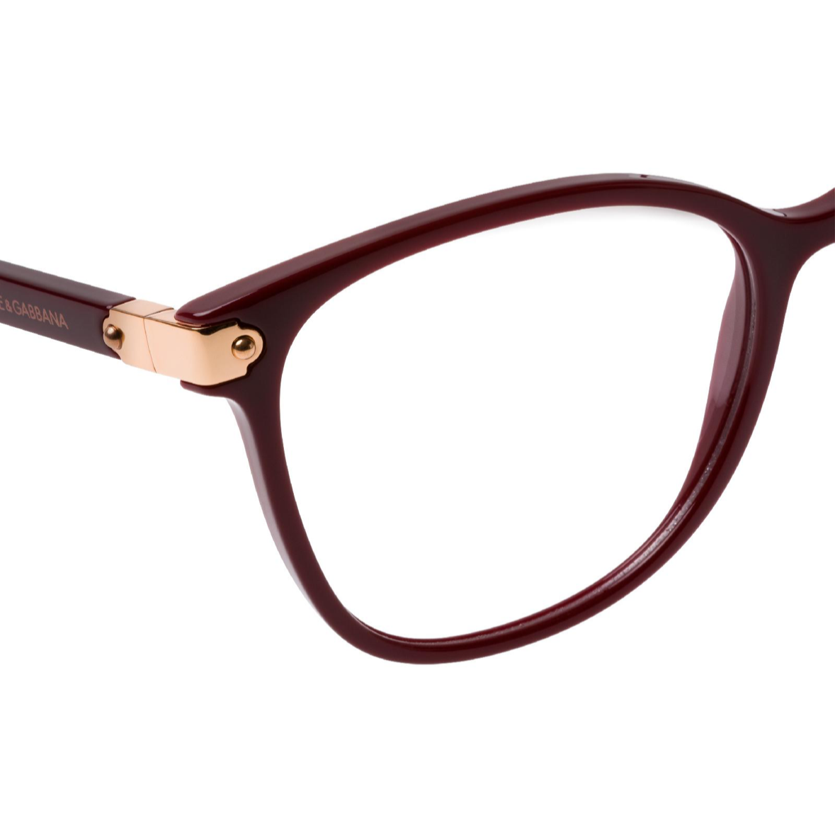 DOLCE AND GABBANA 5035 - Xena Optic - Frame shape: Butterfly Frame Material: Acetate Frame color: Bordaux - Eyeglasses DOLCE AND GABBANA