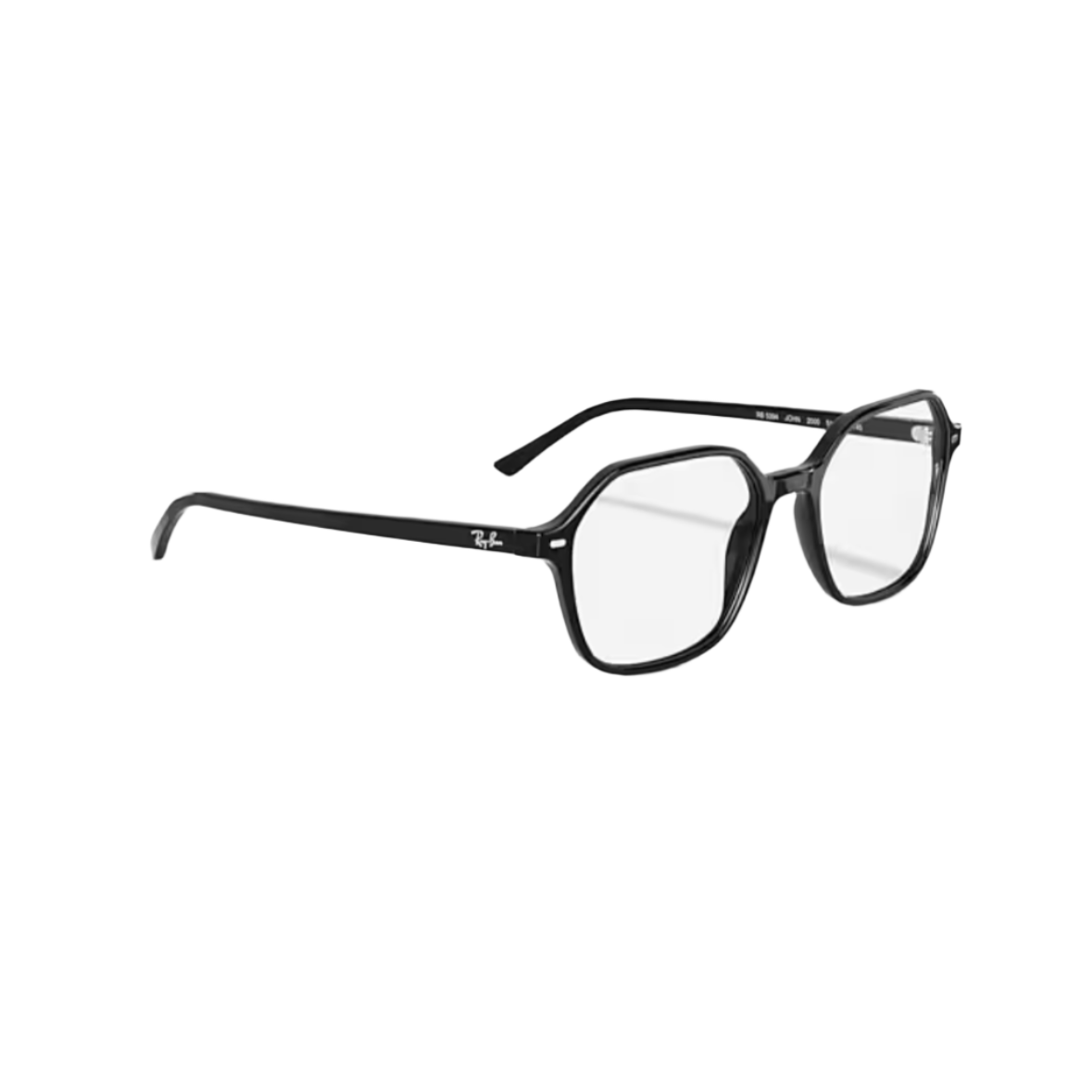 RAY BAN 5394 - Xena Optic - Model code RB5394 2000 49-18 Frame description: Frame Shape: Square Frame color: Polished Black Frame material: Acetate Temple color: Shiny Black Lens information: Lens color: Clear Product dimensions: Size: 49 18mm Lens height: 42.9mm Temple Length: 140mm Face coverage: Face coverage: Petite Bridge & nose pads: High Bridge Fit - Eyeglasses Ray Ban
