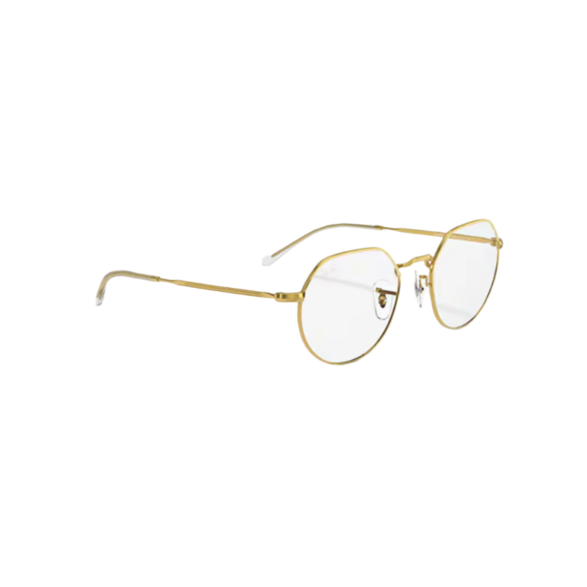 RAY BAN 6465 - Xena Optic - MODEL CODE RB6465 3086 49-20 FRAME DESCRIPTION: FRAME SHAPE: Irregular FRAME COLOR: Polished Gold FRAME MATERIAL: Metal TEMPLE COLOR: Shiny Gold LENS INFORMATION: LENS COLOR: Clear PRODUCT DIMENSIONS: SIZE: 49 20mm LENS HEIGHT: 44mm TEMPLE LENGTH: 140mm FACE COVERAGE: FACE COVERAGE: Petite BRIDGE & NOSEPADS: Adjustable Nose Pads - Eyeglasses Ray Ban