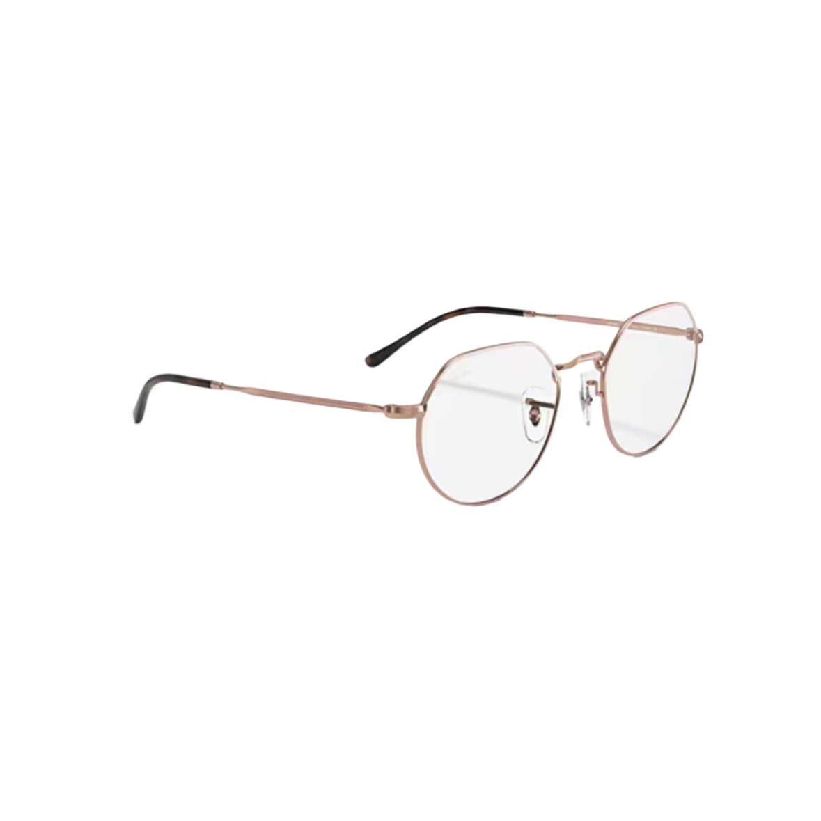RAY BAN 6465 - Xena Optic - Model code RB6465 2943 49-20 Frame description: Frame Shape: Irregular Frame color: Polished Copper Frame material: Metal Temple color: Shiny Copper Lens information: Lens color: Clear Product dimensions: SIZE: 49 20mm Lens height: 43.9mm Temple Length: 140mm Face coverage: face coverage: Petite Bridge & nosepads: Adjustable Nose Pads - Eyeglasses Ray Ban