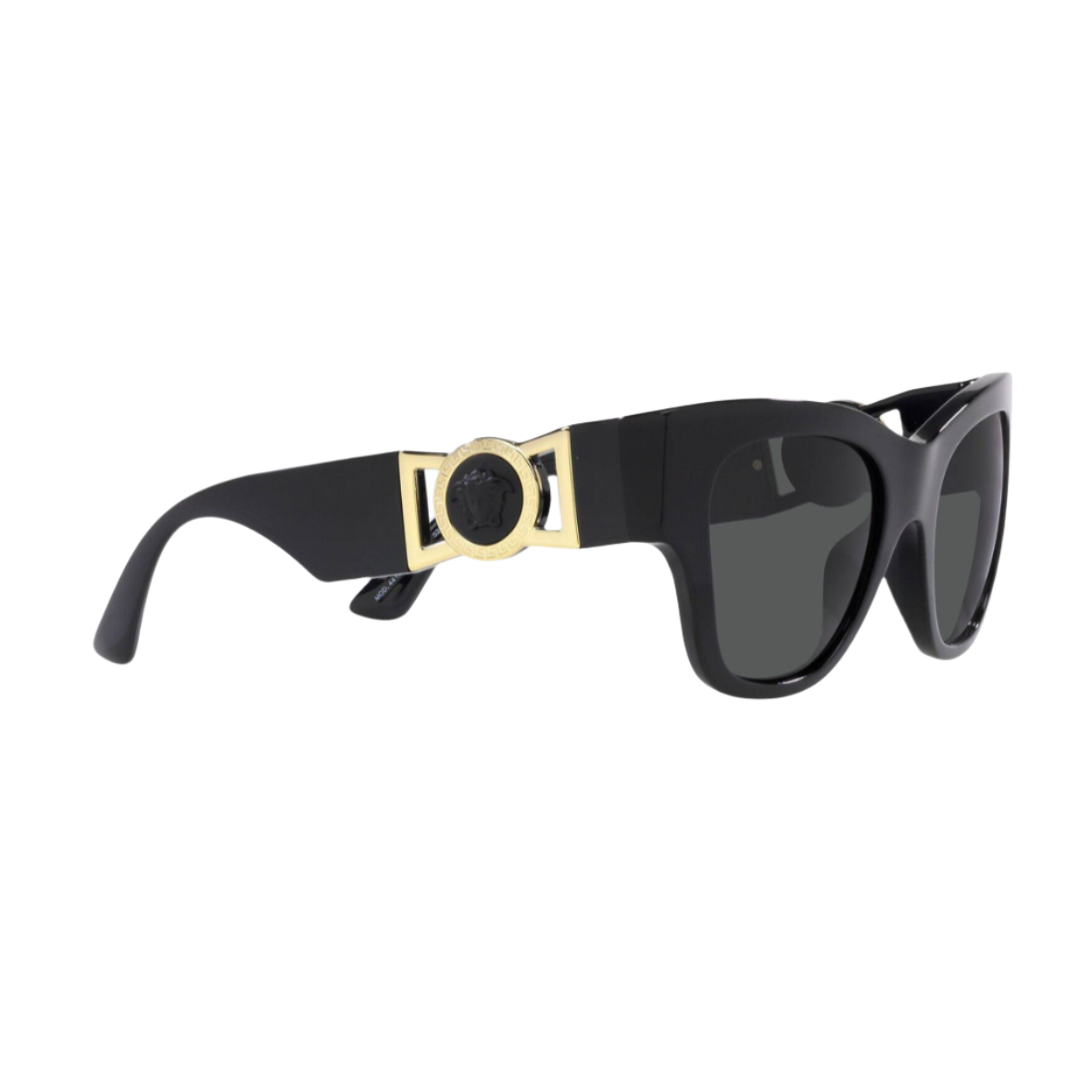 VERSACE 4415 - Xena Optic - Frame color: Black Frame material: Acetate Lens color: Grey Size: 52-21 - Sunglasses VERSACE