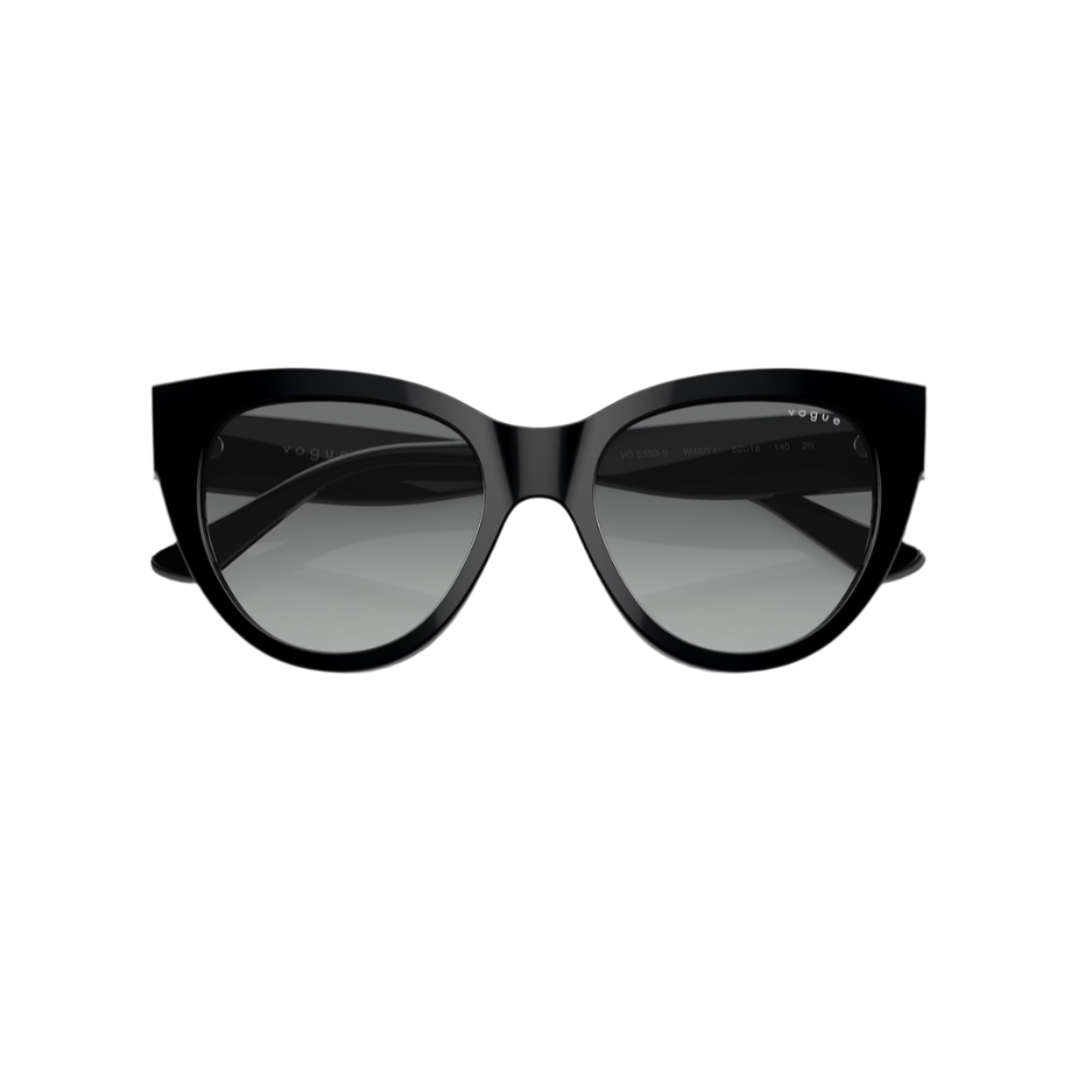 VOGUE 5339 - Xena Optic - Model Code: VO5339S W44/11 52-18 Frame shape: Cat Eye Front color: Black Lens color: Grey Gradient Frame material: Acetate - Sunglasses VOGUE