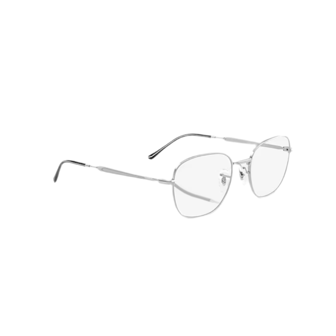 RAY BAN 6534 - Xena Optic - Model code RX6534 2501 51-19 Frame description: Frame Shape: Square Frame color: Polished Silver Frame material: Metal Temple color: Silver Lens information: Lens color: Clear Product dimensions: SIZE: 51 19mm Lens height: 43.2mm Temple Length: 145mm Face coverage: face coverage: Petite Bridge & nosepads: Adjustable Nose Pads - Eyeglasses Ray Ban 
