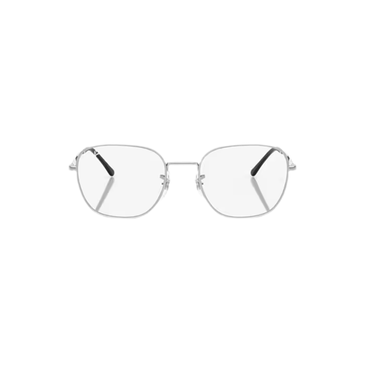 RAY BAN 6534 - Xena Optic - Model code RX6534 2501 51-19 Frame description: Frame Shape: Square Frame color: Polished Silver Frame material: Metal Temple color: Silver Lens information: Lens color: Clear Product dimensions: SIZE: 51 19mm Lens height: 43.2mm Temple Length: 145mm Face coverage: face coverage: Petite Bridge & nosepads: Adjustable Nose Pads - Eyeglasses Ray Ban 