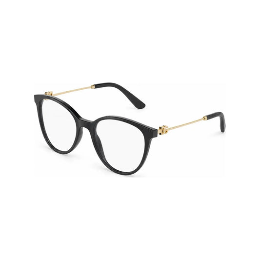 Dolce & Gabbana DG3363 Black eyeglasses – 45-degree view