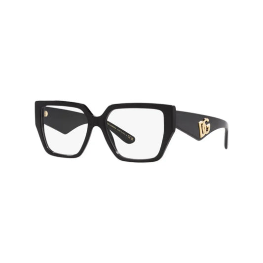 Dolce & Gabbana DG3373 Black eyeglasses – 45-degree view