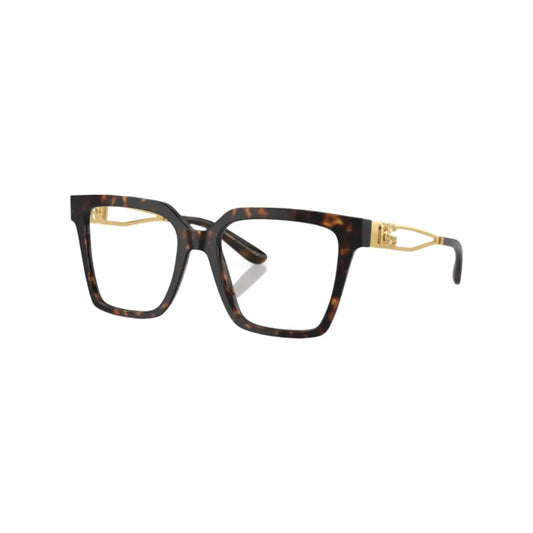 Dolce & Gabbana DG3376 Tortoise eyeglasses – 45-degree view
