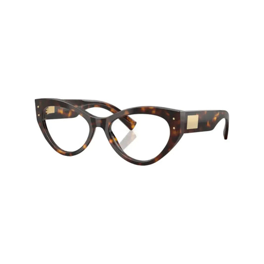 Dolce & Gabbana DG3403 Brown eyeglasses – 45-degree view
