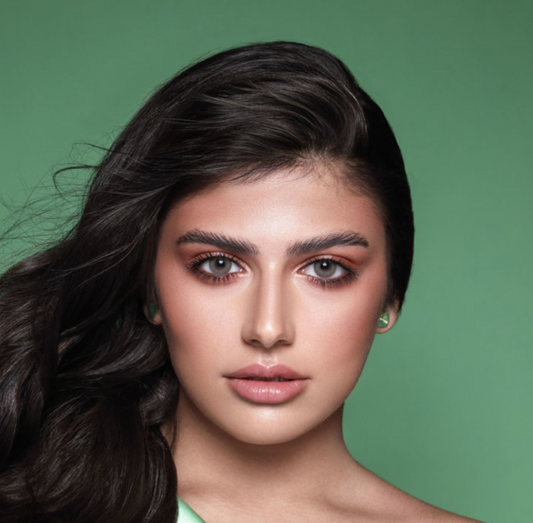 MINT GRAY - Xena Optic - Monthly contact lens Medical and Cosmetic Lens Bio compatible elements making the lens soft & comfortable throughout the day High Water retention that allow high oxygen permeability Ideal for eye dryness High Definition design & UV blocker USA materials FDA & CE approved - Contact Lenses BELLA 