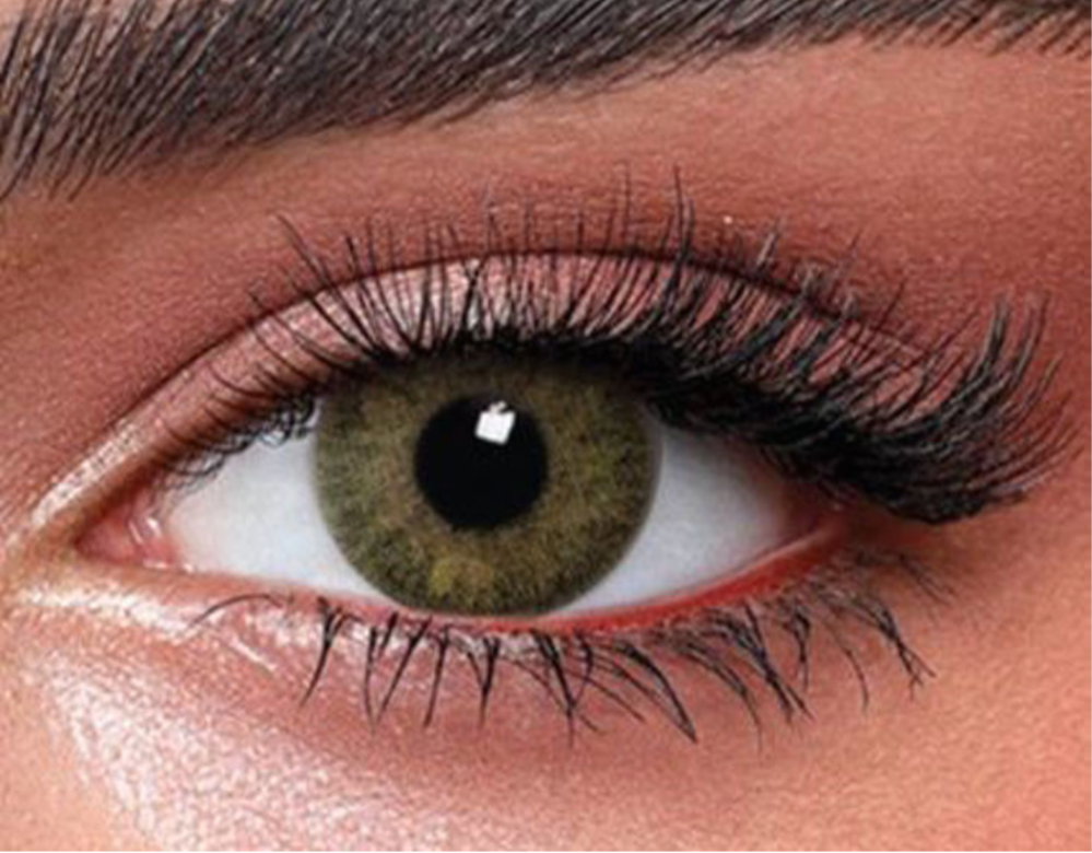 NATURAL GREEN YELLOW - Xena Optic - Monthly Contact Lens Medical and cosmetic lens Bio compatible elements making the lens soft and comfortable throughout the day High water retention that allows high oxygen permeability Ideal for eye dryness High Definition design & UV blocker USA materials FDA & CE approved - Contact Lenses BELLA 