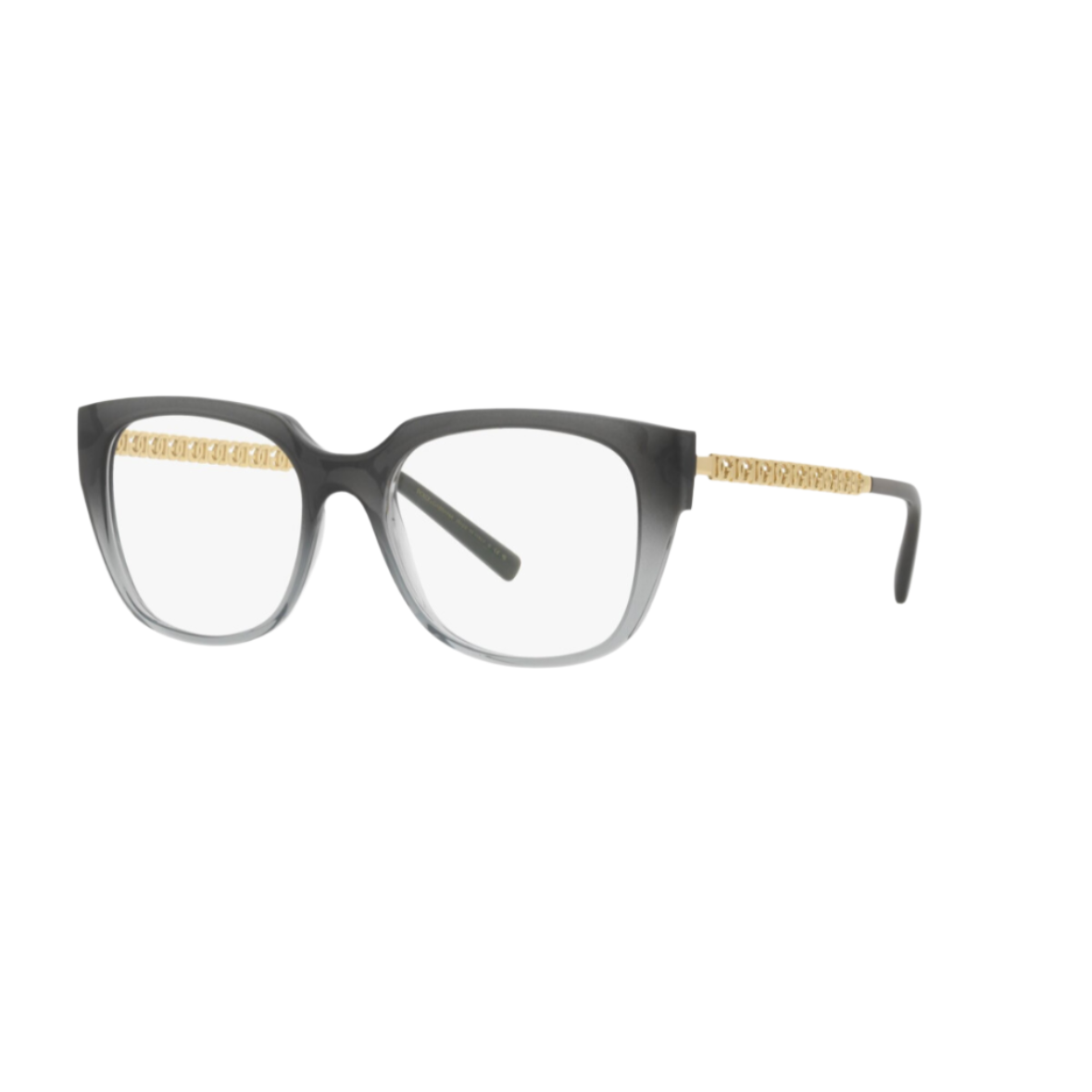 DOLCE AND GABBANA 5087 - Xena Optic - Frames Material: Metal, Acetate, Fashion Frames Shape: Square Type: Women Frame color: Grey - Eyeglasses DOLCE AND GABBANA 