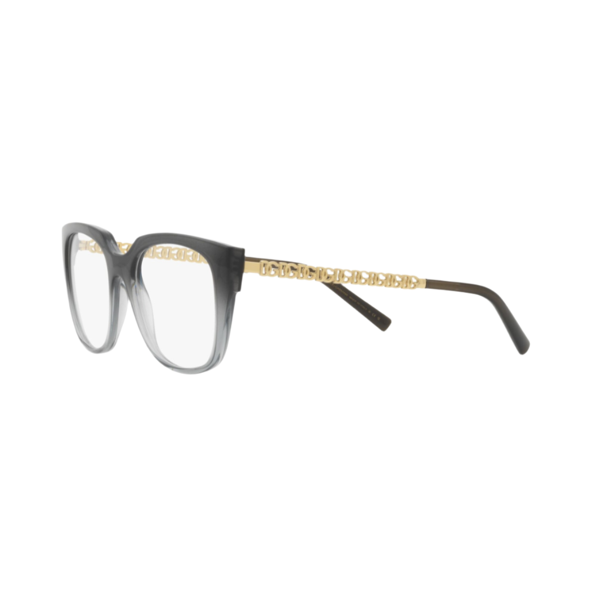 DOLCE AND GABBANA 5087 - Xena Optic - Frames Material: Metal, Acetate, Fashion Frames Shape: Square Type: Women Frame color: Grey - Eyeglasses DOLCE AND GABBANA 