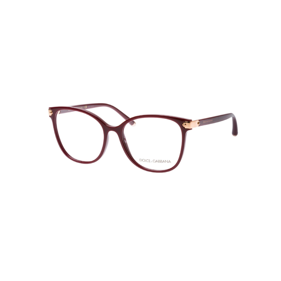 DOLCE AND GABBANA 5035 - Xena Optic - Frame shape: Butterfly Frame Material: Acetate Frame color: Bordaux - Eyeglasses DOLCE AND GABBANA 