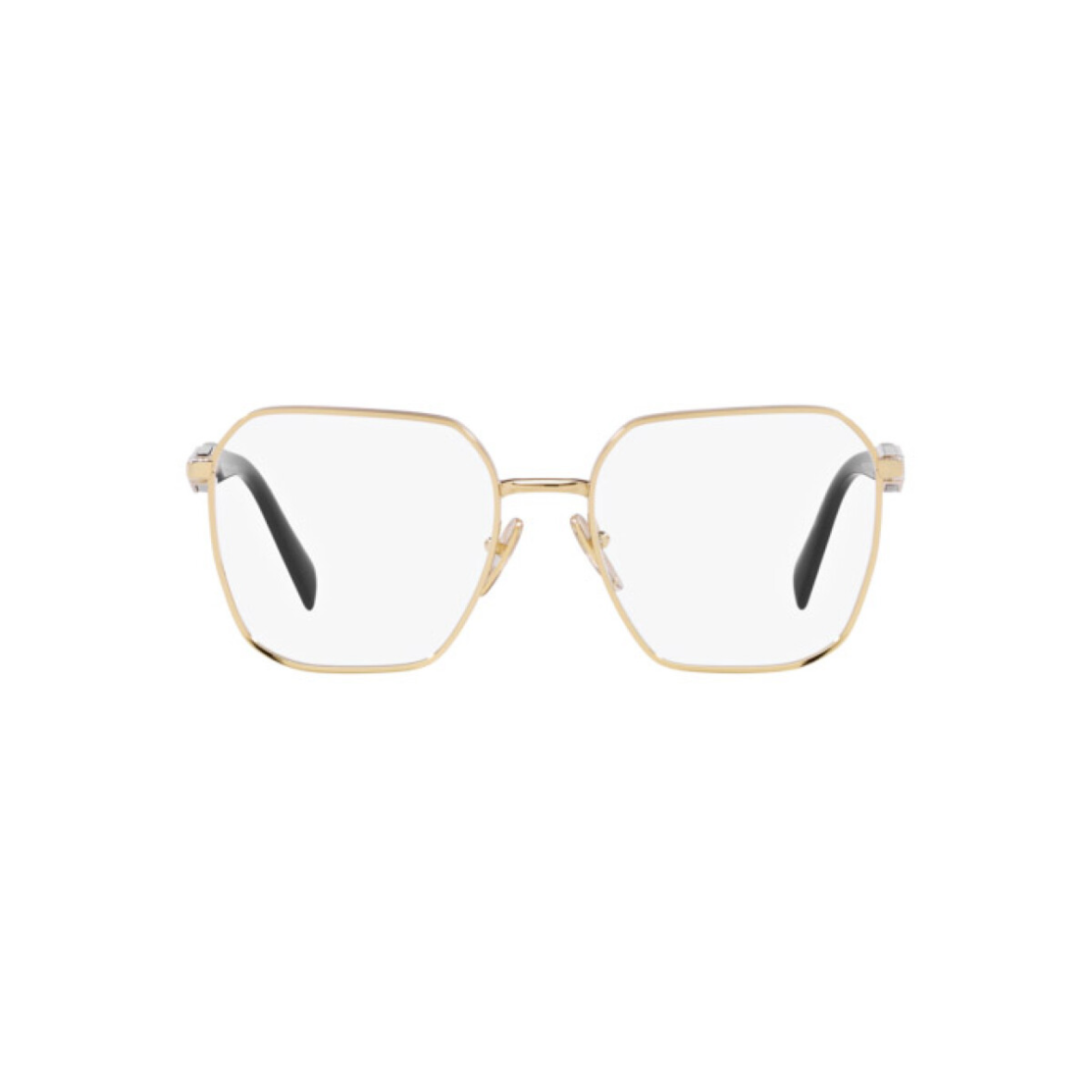 PRADA VPR 56Z - Xena Optic - Frame Shape: Square Frame Type: Encircled Frame Material: Metal Frame Color: Gold - Eyeglasses PRADA 