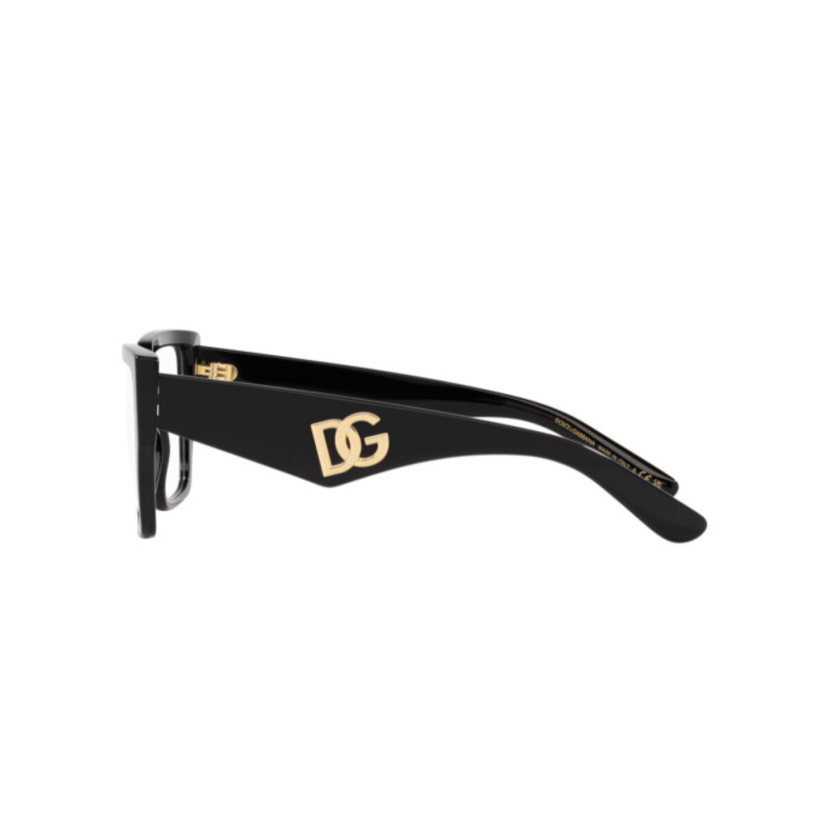 DOLCE AND GABBANA 3373 - Xena Optic - Frame Shape: Square Frame color: Black Frame material: Acetate Gender: Women - Eyeglasses DOLCE AND GABBANA 