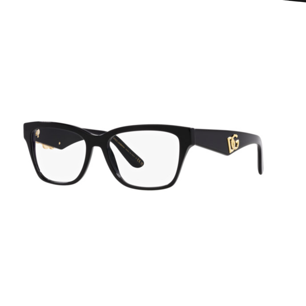 DOLCE AND GABBANA 3370 - Xena Optic - Frame shape: Square Frame color: Black Frame material: Acetate Gender: Women - Eyeglasses DOLCE AND GABBANA 