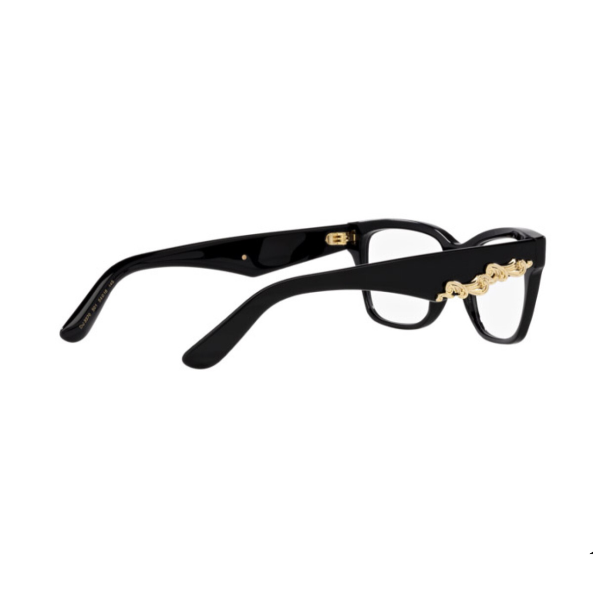 DOLCE AND GABBANA 3370 - Xena Optic - Frame shape: Square Frame color: Black Frame material: Acetate Gender: Women - Eyeglasses DOLCE AND GABBANA 