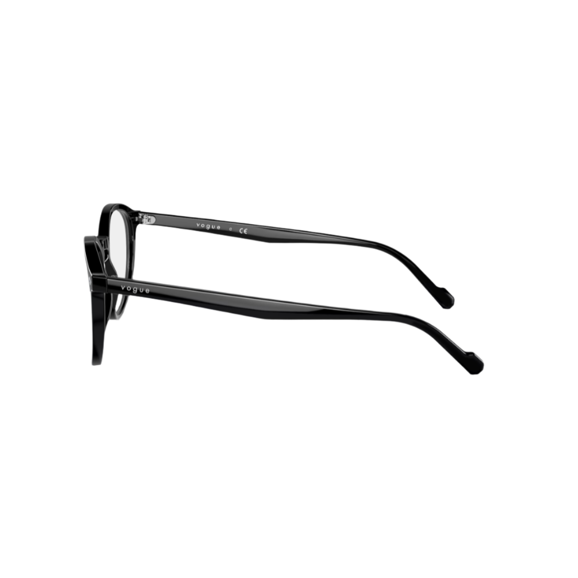 VOGUE 5367 - Xena Optic - Model Code: VO5367 W44 48-20 Frame shape: Round Front color: Black Lens color: Demo Lens Frame material: Acetate - Eyeglasses VOGUE 