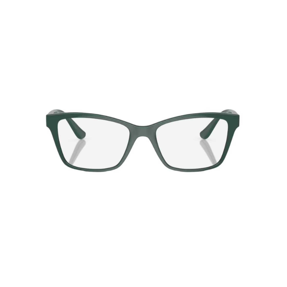 VOGUE 5420 - Xena Optic - Model Code: VO5420 3050 51 Frame shape: Rectangle Front color: Full Dark Green Lens color: Demo Lens Frame material: Injected - Eyeglasses VOGUE 