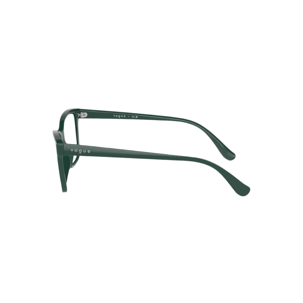 VOGUE 5420 - Xena Optic - Model Code: VO5420 3050 51 Frame shape: Rectangle Front color: Full Dark Green Lens color: Demo Lens Frame material: Injected - Eyeglasses VOGUE 