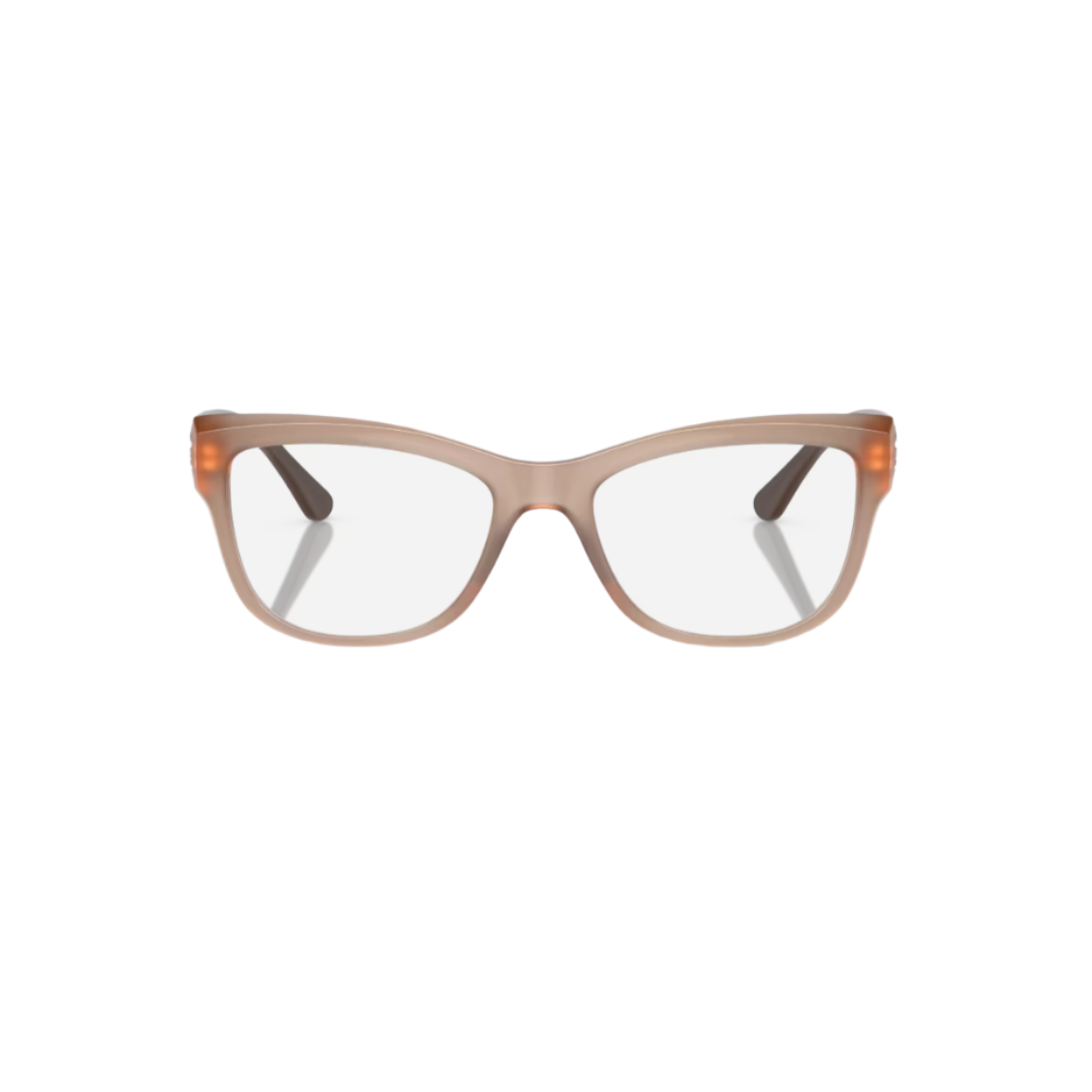 VOGUE 5528 - Xena Optic - Model Code: VO5528 3097 51-17 Frame shape: Cat Eye Front color: Opal Light Brown Temple Color: Brown Frame material: Nylon - Eyeglasses VOGUE 