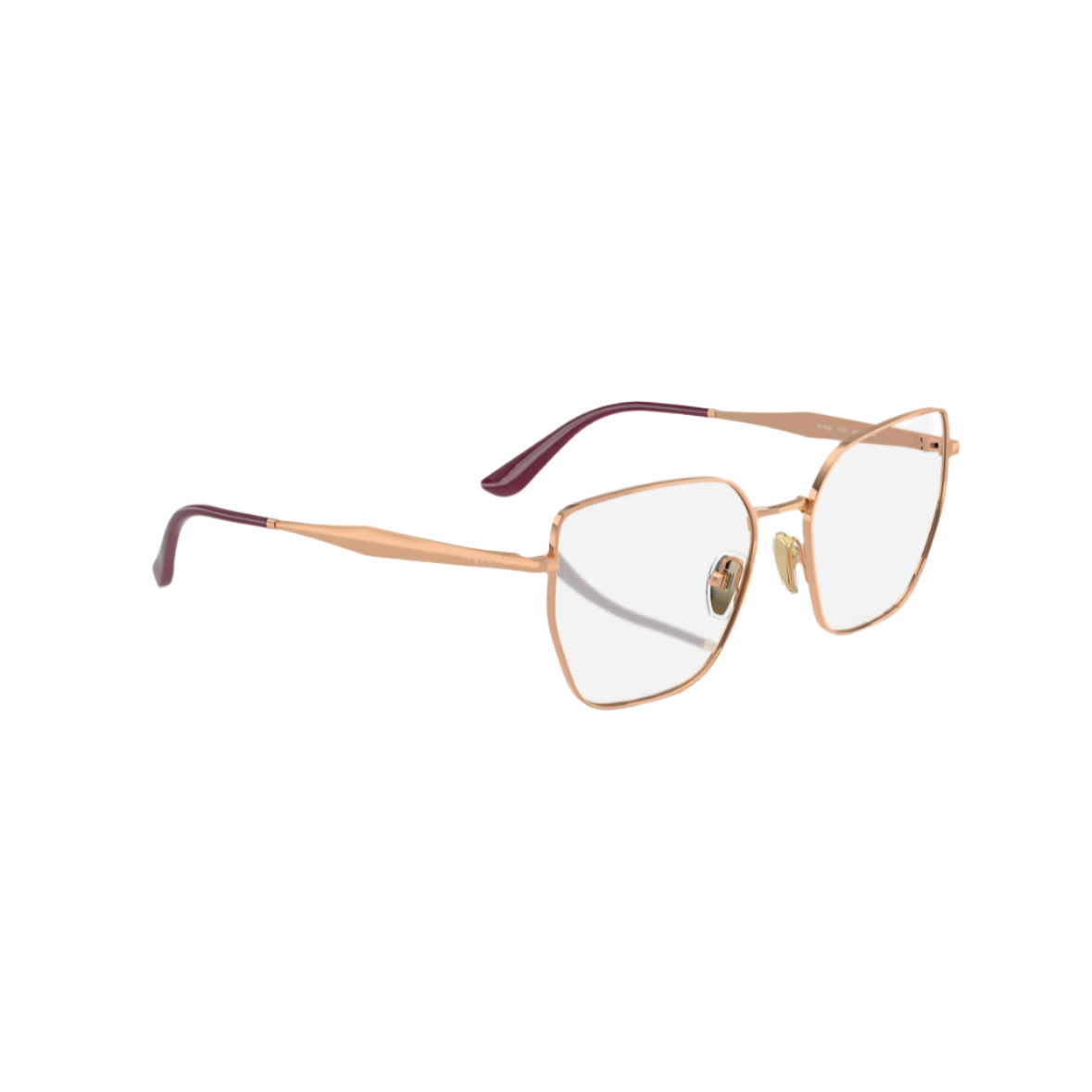 VOGUE 4283 - Xena Optic - Model Code: VO4283 5152 53-17 Frame shape: Irregular Front color: Rose Gold Frame material: Metal - Eyeglasses VOGUE 