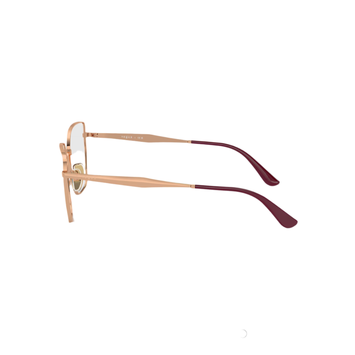 VOGUE 4283 - Xena Optic - Model Code: VO4283 5152 53-17 Frame shape: Irregular Front color: Rose Gold Frame material: Metal - Eyeglasses VOGUE 