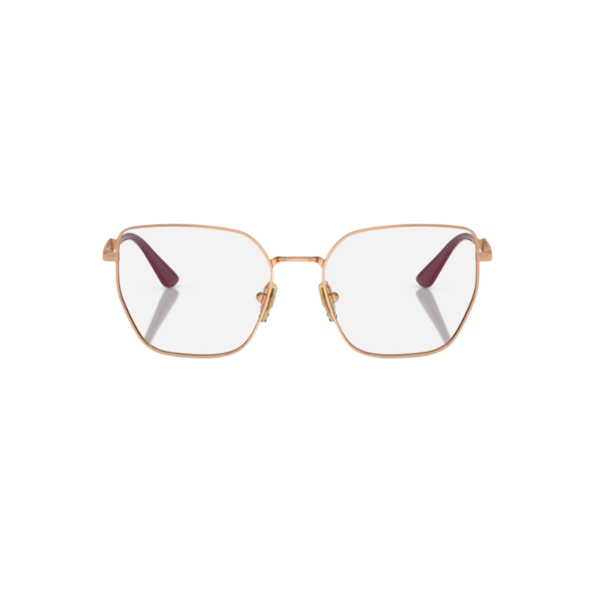 VOGUE 4283 - Xena Optic - Model Code: VO4283 5152 53-17 Frame shape: Irregular Front color: Rose Gold Frame material: Metal - Eyeglasses VOGUE 
