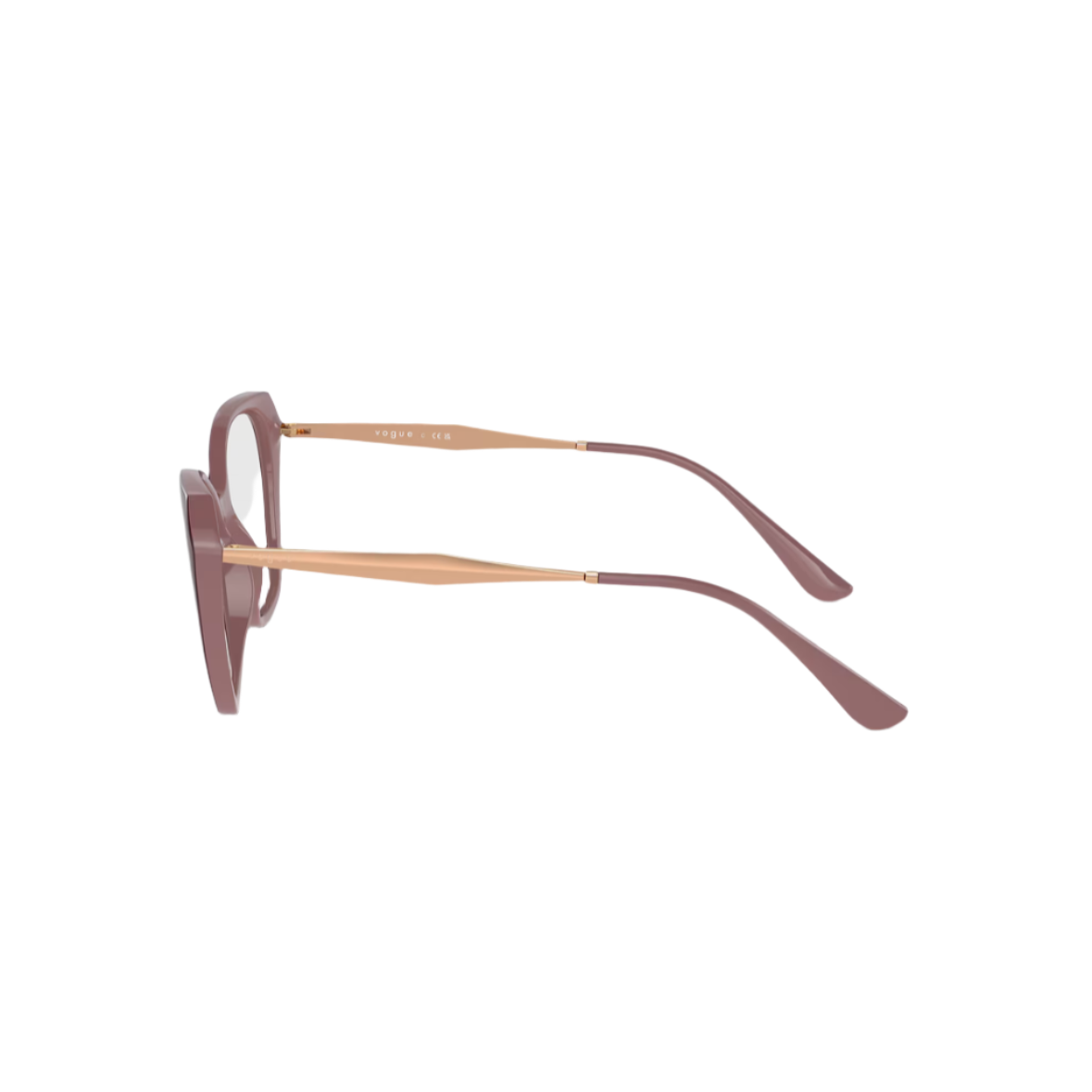 VOGUE 5522 - Xena Optic - Model Code: VO5522 3100 52-16 Frame shape: Irregular Front color: Top Red Purple/full Old Pink Frame material: Injected - Eyeglasses VOGUE 