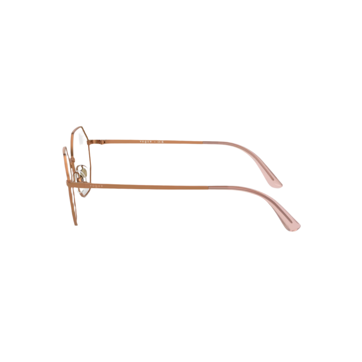 VOGUE 4094 - Xena Optic - Model Code: VO4094 5089 54-18 Frame shape: Octagon Front color: Top Fuchsia/matte Rose Gold Lens color: Demo Lens Frame material: Metal - Eyeglasses VOGUE 