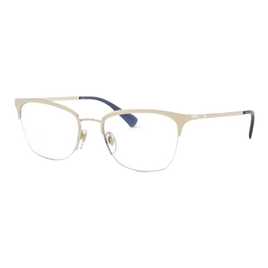 VOGUE 4144 - Xena Optic - Model Code: VO4144B 848 53-18 Frame shape: Cat Eye Front color: Gold Lens color: Demo Lens Frame material: Metal - Eyeglasses VOGUE 