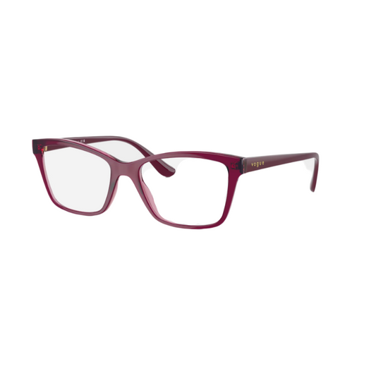 VOGUE 5420 - Xena Optic - Model Code: VO5420 2909 51-17 Frame shape: Cat eye Front color: Top Violet/pink Lens color: Demo Lens Frame material: Injected - Eyeglasses VOGUE 