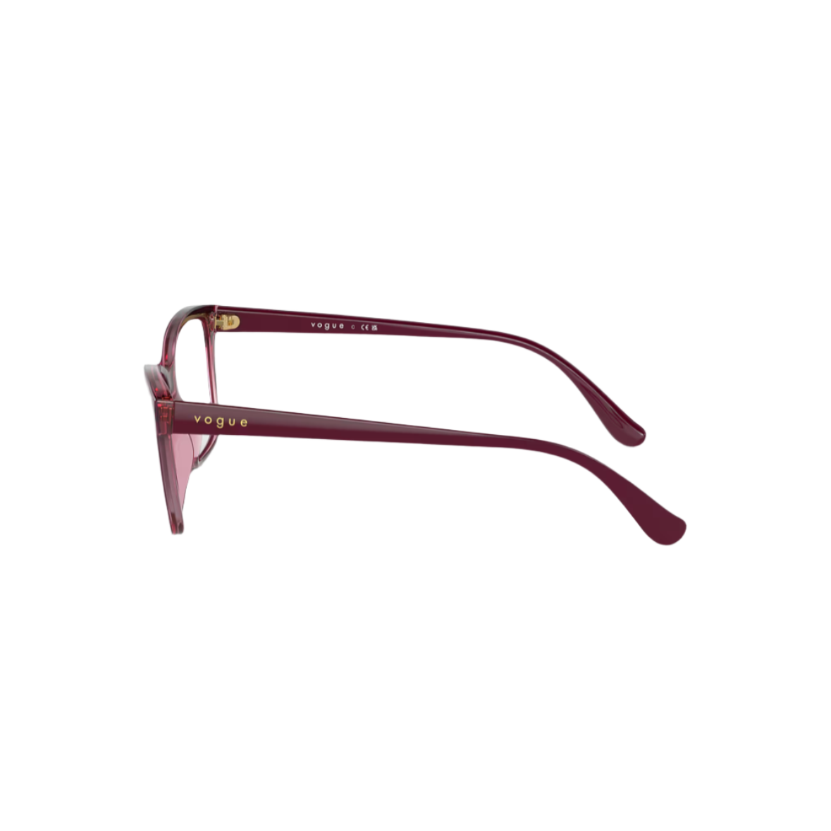 VOGUE 5420 - Xena Optic - Model Code: VO5420 2909 51-17 Frame shape: Cat eye Front color: Top Violet/pink Lens color: Demo Lens Frame material: Injected - Eyeglasses VOGUE 