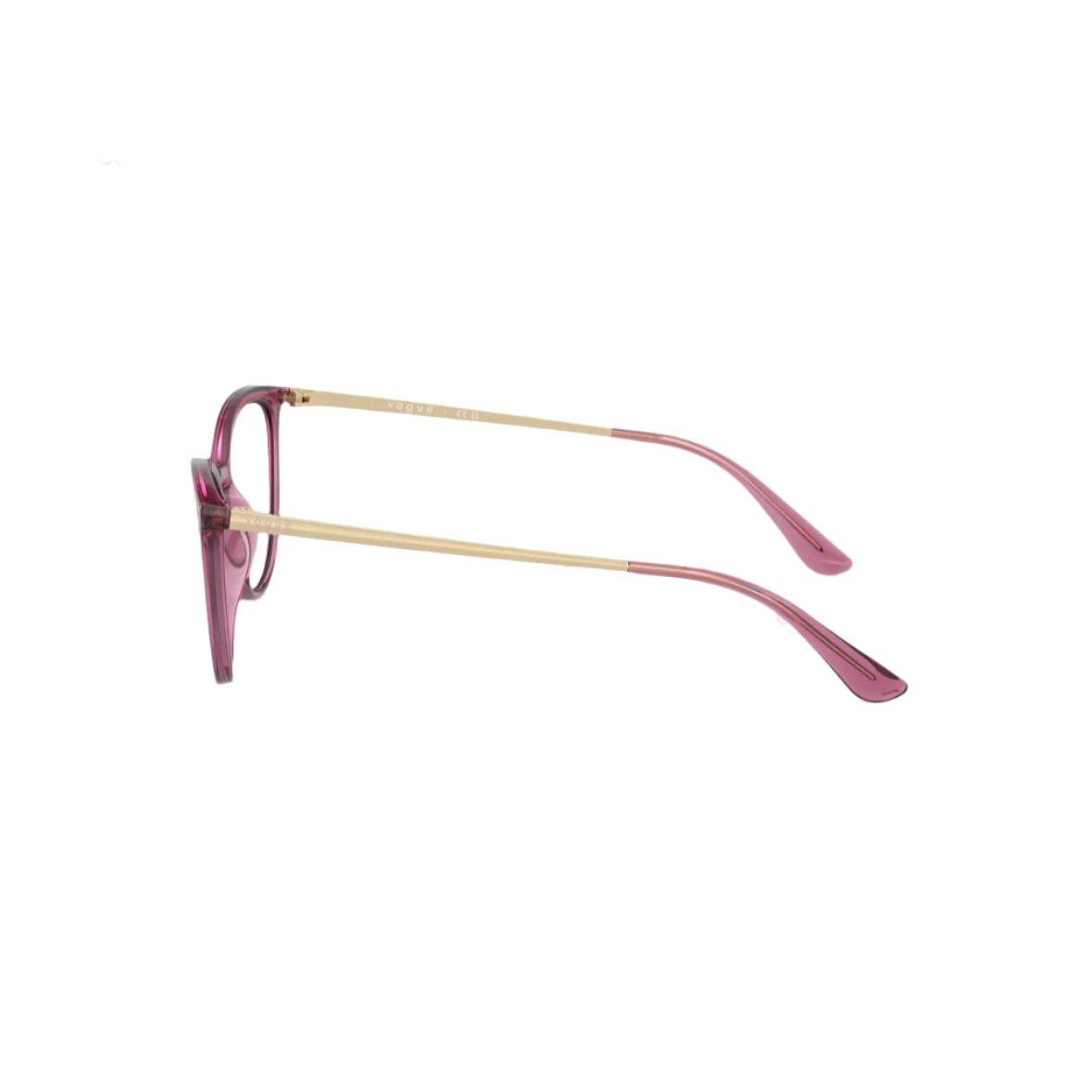 VOGUE 5276 - Xena Optic - Model Code: VO5276 2798 51-17 Frame shape: Cat Eye Front color: Transparent Cherry Lens color: Demo Lens Frame material: Nylon & Propionate - Eyeglasses VOGUE 