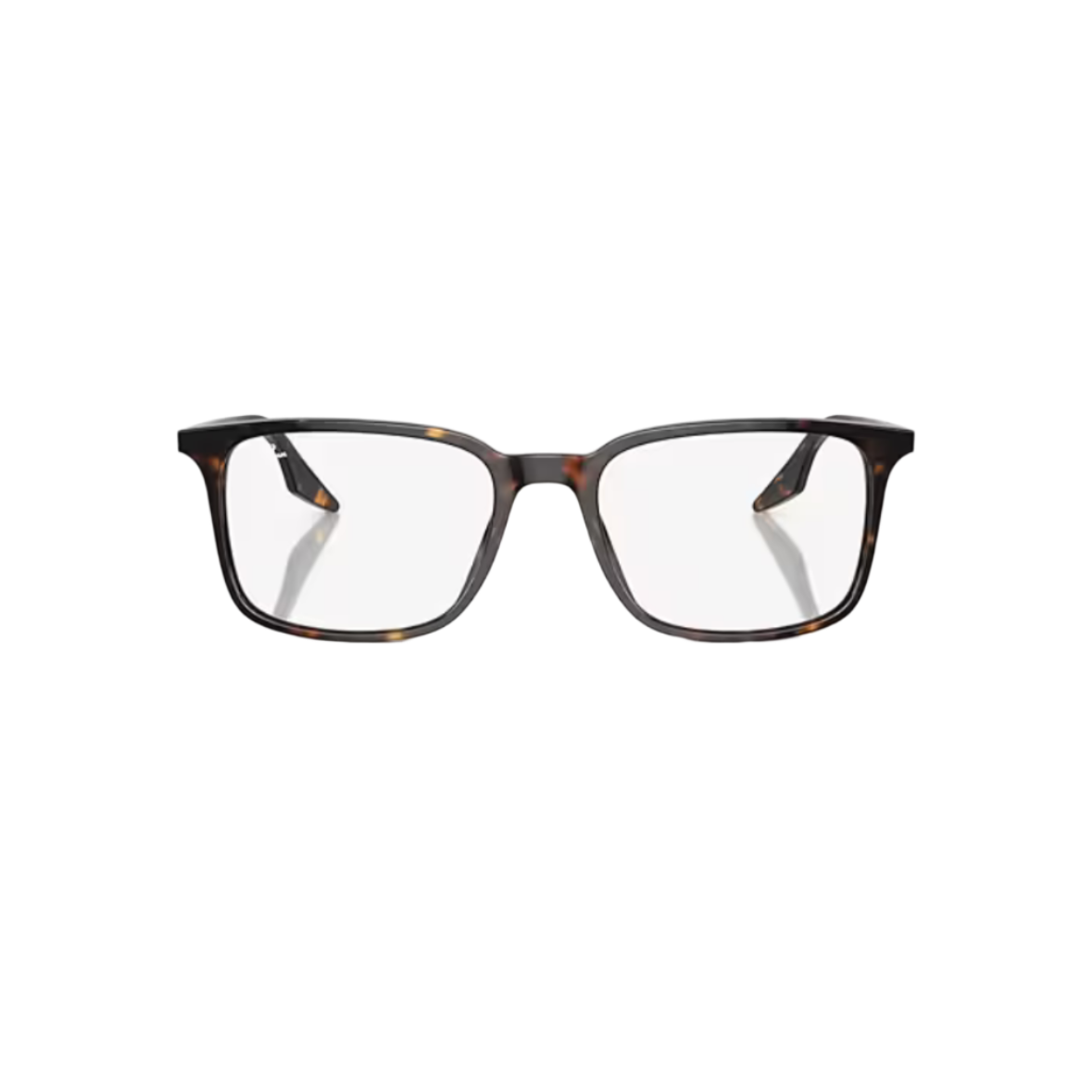 RAY BAN 5421 - Xena Optic - Model code RB5421 2012 55-19 Frame description: Frame Shape: Rectangle Frame color: Polished Havana Frame material: Acetate Temple color: Havana Lens information Lens color: Demo Lens Product dimensions: Size: 55 19mm Lens height: 41.3mm Temple Length: 145m Face coverage: Face coverage: Standard Bridge & nose pads: High Bridge Fit - Eyeglasses Ray Ban 