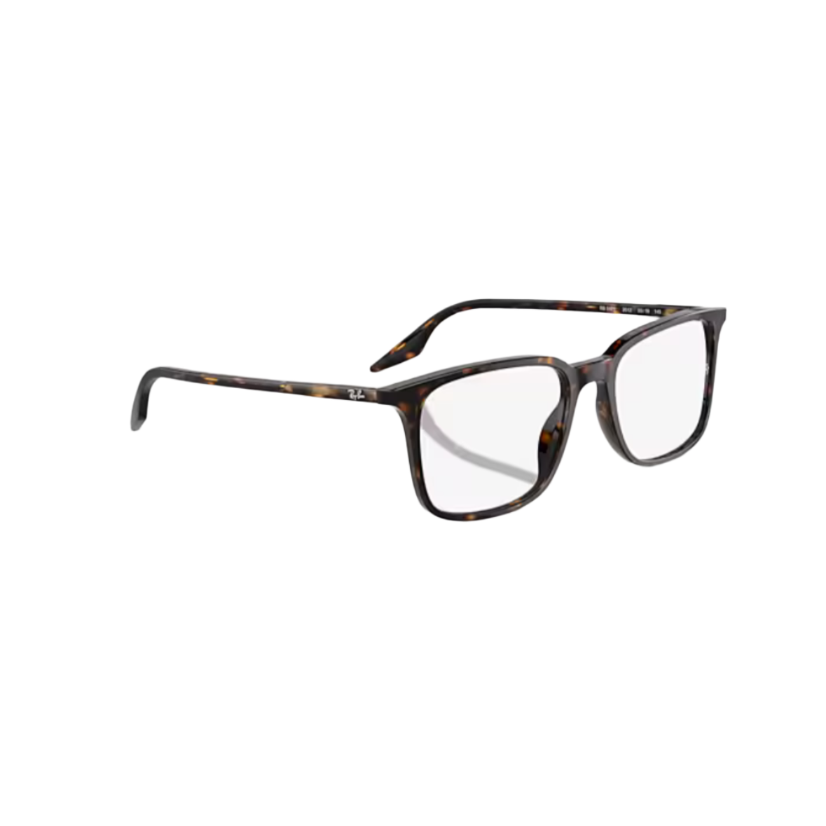 RAY BAN 5421 - Xena Optic - Model code RB5421 2012 55-19 Frame description: Frame Shape: Rectangle Frame color: Polished Havana Frame material: Acetate Temple color: Havana Lens information Lens color: Demo Lens Product dimensions: Size: 55 19mm Lens height: 41.3mm Temple Length: 145m Face coverage: Face coverage: Standard Bridge & nose pads: High Bridge Fit - Eyeglasses Ray Ban 