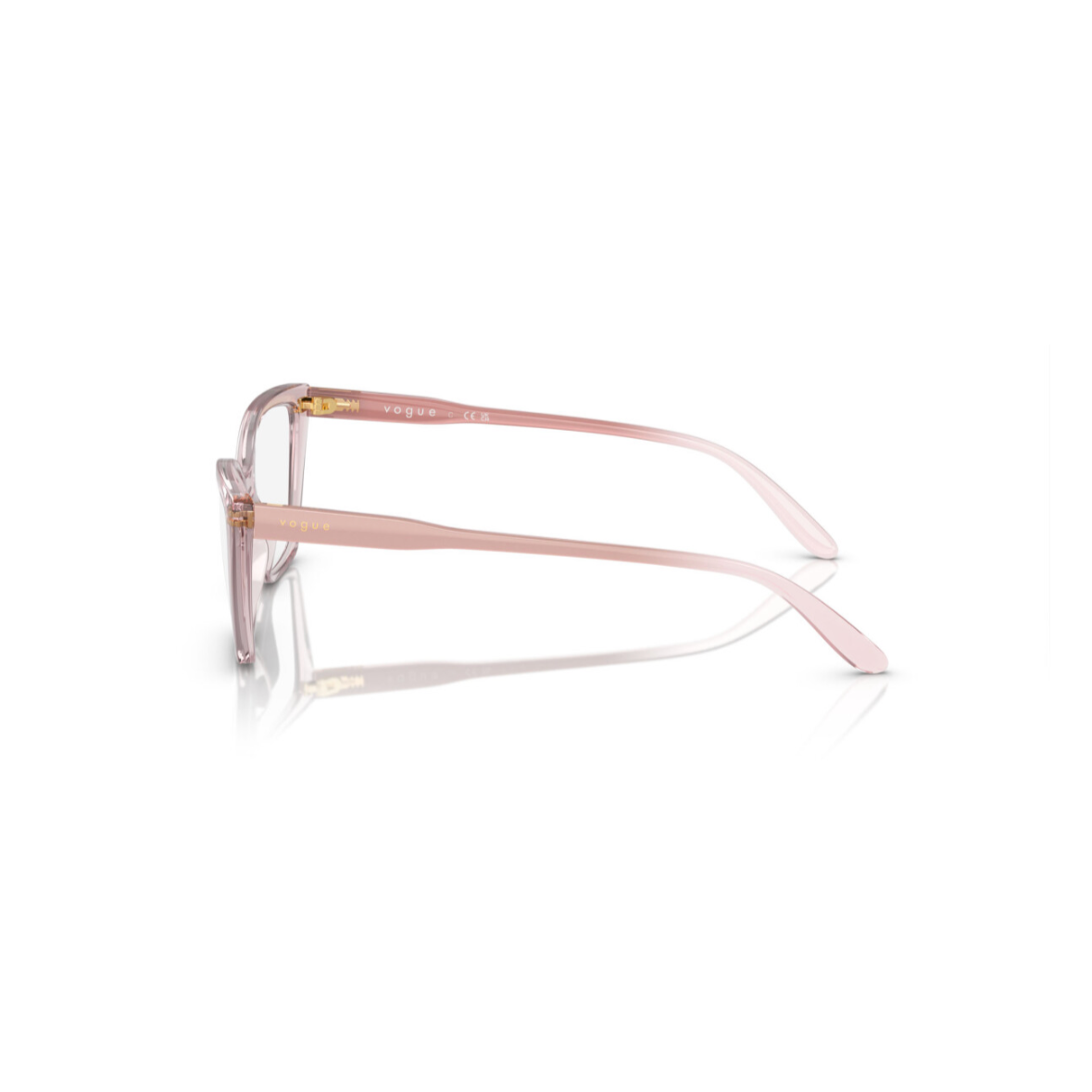 VOGUE 5519 - Xena Optic - Model Code: VO5519 2942 52-17 Frame shape: Cat Eye Front color: Transparent Pink Frame material: Nylon - Eyeglasses VOGUE 