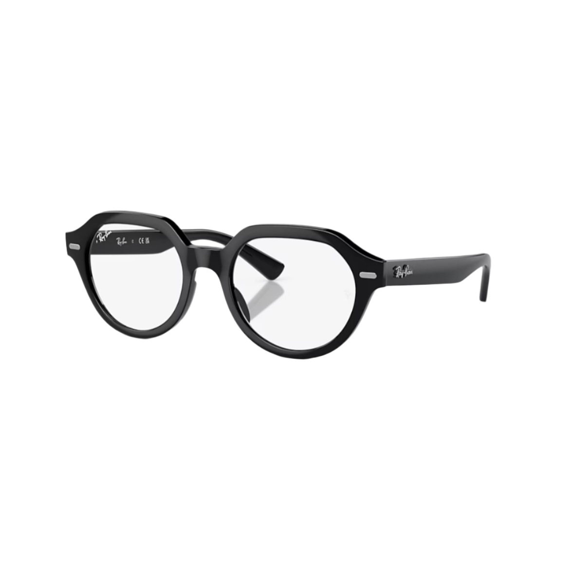 RAY BAN 7214 - Xena Optic - MODEL CODE RX7214 2000 49-20 FRAME DESCRIPTION: FRAME SHAPE: Square FRAME COLOR: Polished Black FRAME MATERIAL: Propionate TEMPLE COLOR: Black LENS INFORMATION: LENS COLOR: Clear PRODUCT DIMENSIONS: SIZE: 49 20mm LENS HEIGHT: 42mm TEMPLE LENGTH: 140mm FACE COVERAGE: FACE COVERAGE: Standard BRIDGE & NOSEPADS: High Bridge Fit - Eyeglasses Ray Ban 