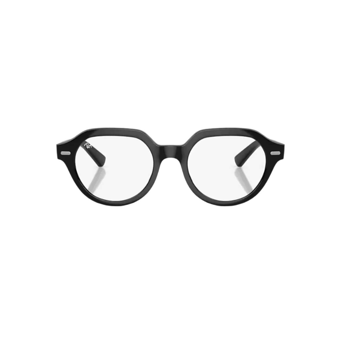 RAY BAN 7214 - Xena Optic - MODEL CODE RX7214 2000 49-20 FRAME DESCRIPTION: FRAME SHAPE: Square FRAME COLOR: Polished Black FRAME MATERIAL: Propionate TEMPLE COLOR: Black LENS INFORMATION: LENS COLOR: Clear PRODUCT DIMENSIONS: SIZE: 49 20mm LENS HEIGHT: 42mm TEMPLE LENGTH: 140mm FACE COVERAGE: FACE COVERAGE: Standard BRIDGE & NOSEPADS: High Bridge Fit - Eyeglasses Ray Ban 