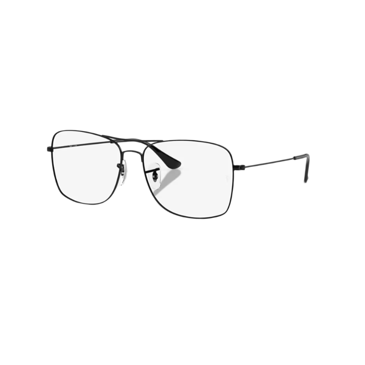 RAY BAN 6498 - Xena Optic - MODEL CODE RX6498 2509 55-15 FRAME DESCRIPTION: FRAME SHAPE: Square FRAME COLOR: Polished Black FRAME MATERIAL: Metal TEMPLE COLOR: Black LENS INFORMATION: LENS COLOR: Clear PRODUCT DIMENSIONS: SIZE: 57 15mm LENS HEIGHT: 44.6mm TEMPLE LENGTH: 140mm FACE COVERAGE: FACE COVERAGE: Standard BRIDGE & NOSEPADS: Adjustable Nose Pads - Eyeglasses Ray Ban 