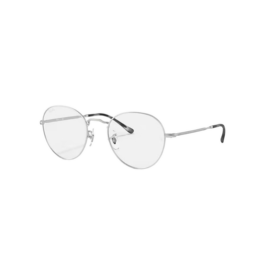 RAY BAN 3582 - Xena Optic - MODEL CODE RB3582V 2538 51-20 FRAME DESCRIPTION: FRAME SHAPE: Phantos FRAME COLOR: Matte Silver FRAME MATERIAL: Metal TEMPLE COLOR: Silver LENS INFORMATION: LENS COLOR: Clear PRODUCT DIMENSIONS: SIZE: 49 20mm LENS HEIGHT: 46.1mm TEMPLE LENGTH: 140mm FACE COVERAGE: FACE COVERAGE: Petite GEOFIT: Adjustable Nose Pads - Eyeglasses Ray Ban 
