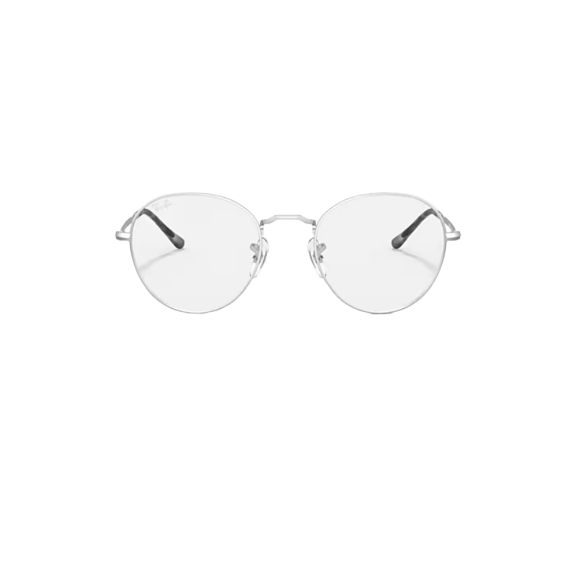 RAY BAN 3582 - Xena Optic - MODEL CODE RB3582V 2538 51-20 FRAME DESCRIPTION: FRAME SHAPE: Phantos FRAME COLOR: Matte Silver FRAME MATERIAL: Metal TEMPLE COLOR: Silver LENS INFORMATION: LENS COLOR: Clear PRODUCT DIMENSIONS: SIZE: 49 20mm LENS HEIGHT: 46.1mm TEMPLE LENGTH: 140mm FACE COVERAGE: FACE COVERAGE: Petite GEOFIT: Adjustable Nose Pads - Eyeglasses Ray Ban 