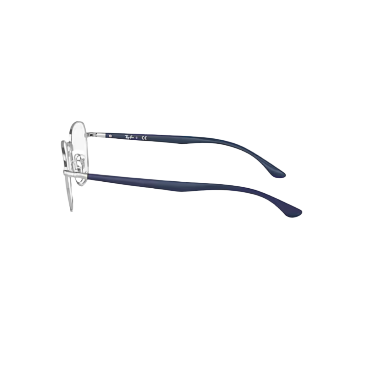 RAY BAN 6477 - Xena Optic - MODEL CODE RB6477 2501 49-19 FRAME DESCRIPTION: FRAME SHAPE: Square FRAME COLOR: Polished Silver FRAME MATERIAL: Metal TEMPLE COLOR: Silver LENS INFORMATION: LENS COLOR: Clear PRODUCT DIMENSIONS: SIZE: 49 19mm LENS HEIGHT: 42.4mm TEMPLE LENGTH: 145mm FACE COVERAGE: FACE COVERAGE: Petite GEOFIT: Adjustable Nose Pads - Eyeglasses Ray Ban 