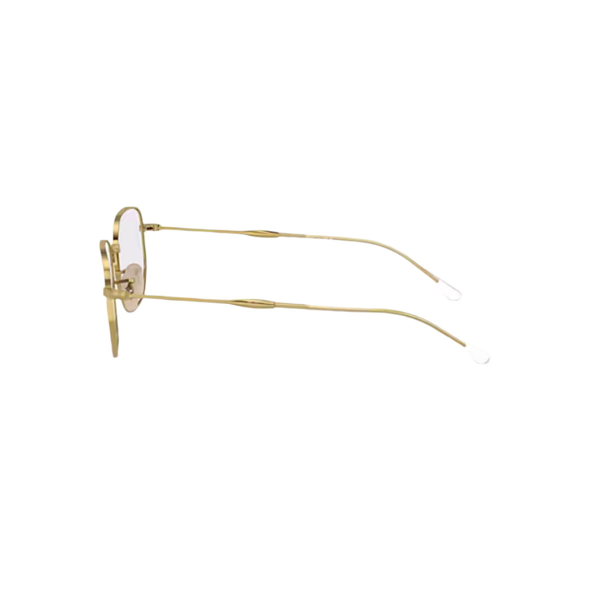 RAY BAN 6496 - Xena Optic - MODEL CODE RX6496 2500 51-20 FRAME DESCRIPTION: FRAME SHAPE: Irregular FRAME COLOR: Polished Arista Gold FRAME MATERIAL: Metal TEMPLE COLOR: Arista Gold LENS INFORMATION: LENS COLOR: Clear PRODUCT DIMENSIONS: SIZE: 53 20mm LENS HEIGHT: 41.5mm TEMPLE LENGTH: 145mm FACE COVERAGE: FACE COVERAGE: Petite - Eyeglasses Ray Ban 