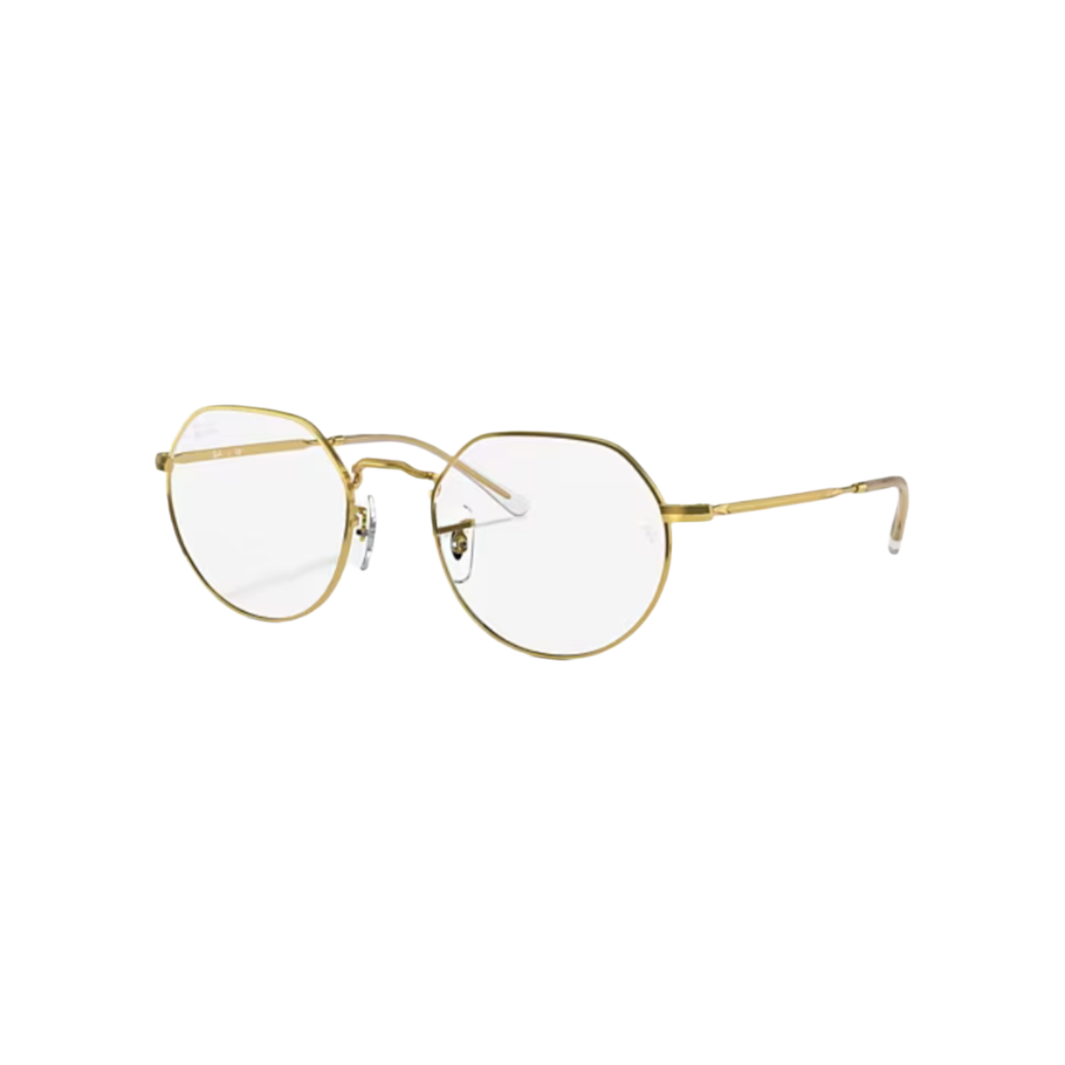 RAY BAN 6465 - Xena Optic - MODEL CODE RB6465 3086 49-20 FRAME DESCRIPTION: FRAME SHAPE: Irregular FRAME COLOR: Polished Gold FRAME MATERIAL: Metal TEMPLE COLOR: Shiny Gold LENS INFORMATION: LENS COLOR: Clear PRODUCT DIMENSIONS: SIZE: 49 20mm LENS HEIGHT: 44mm TEMPLE LENGTH: 140mm FACE COVERAGE: FACE COVERAGE: Petite BRIDGE & NOSEPADS: Adjustable Nose Pads - Eyeglasses Ray Ban 