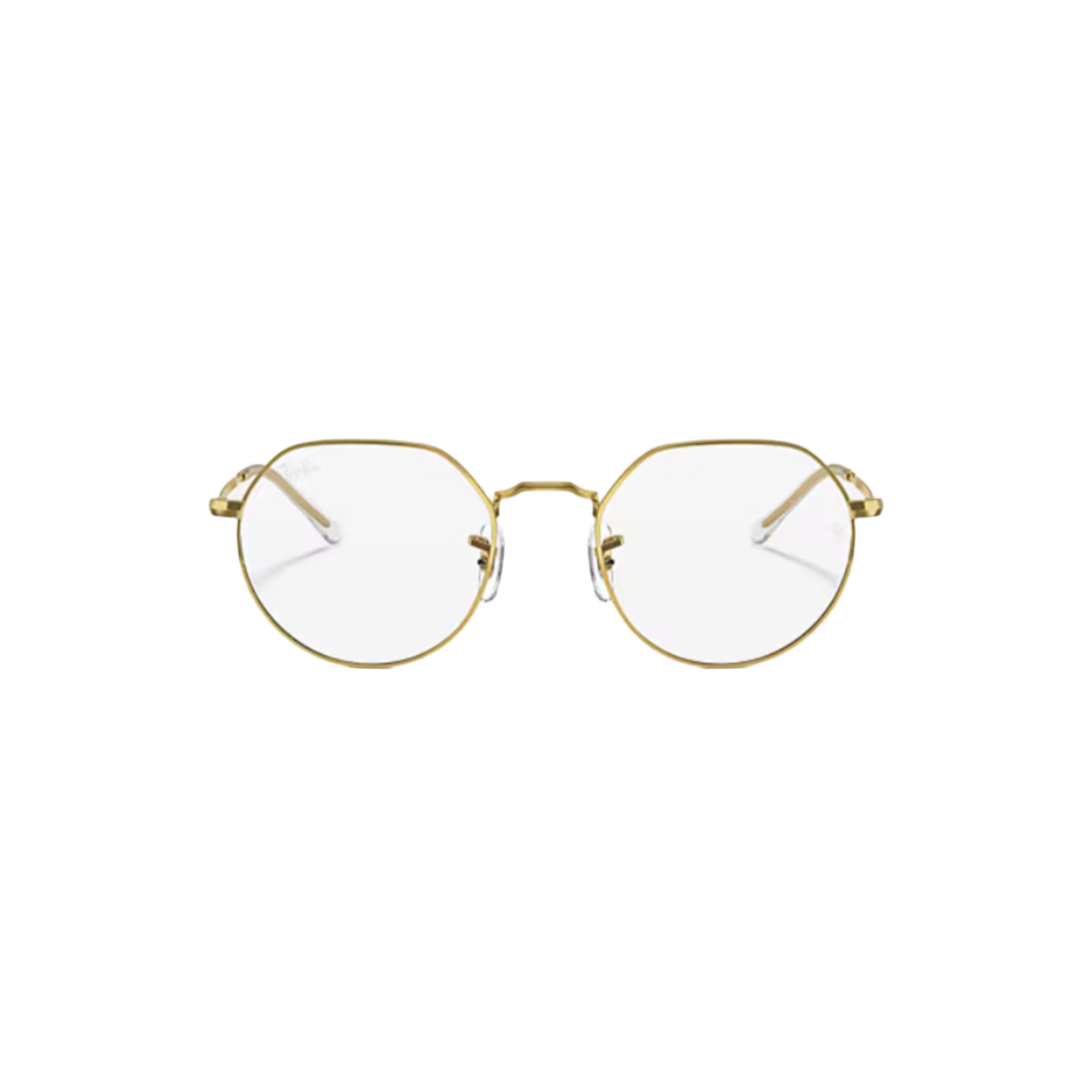 RAY BAN 6465 - Xena Optic - MODEL CODE RB6465 3086 49-20 FRAME DESCRIPTION: FRAME SHAPE: Irregular FRAME COLOR: Polished Gold FRAME MATERIAL: Metal TEMPLE COLOR: Shiny Gold LENS INFORMATION: LENS COLOR: Clear PRODUCT DIMENSIONS: SIZE: 49 20mm LENS HEIGHT: 44mm TEMPLE LENGTH: 140mm FACE COVERAGE: FACE COVERAGE: Petite BRIDGE & NOSEPADS: Adjustable Nose Pads - Eyeglasses Ray Ban 