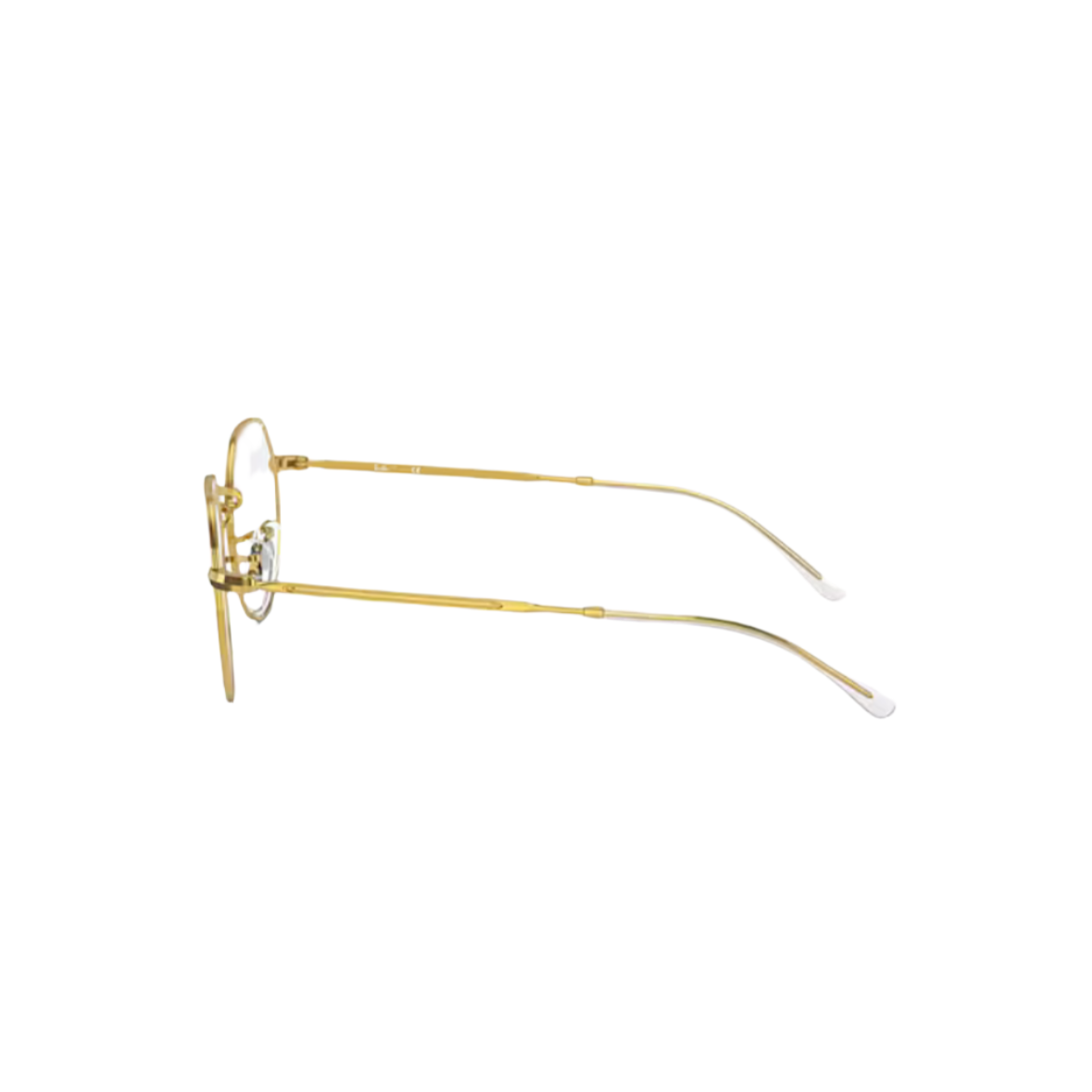 RAY BAN 6465 - Xena Optic - MODEL CODE RB6465 3086 49-20 FRAME DESCRIPTION: FRAME SHAPE: Irregular FRAME COLOR: Polished Gold FRAME MATERIAL: Metal TEMPLE COLOR: Shiny Gold LENS INFORMATION: LENS COLOR: Clear PRODUCT DIMENSIONS: SIZE: 49 20mm LENS HEIGHT: 44mm TEMPLE LENGTH: 140mm FACE COVERAGE: FACE COVERAGE: Petite BRIDGE & NOSEPADS: Adjustable Nose Pads - Eyeglasses Ray Ban 